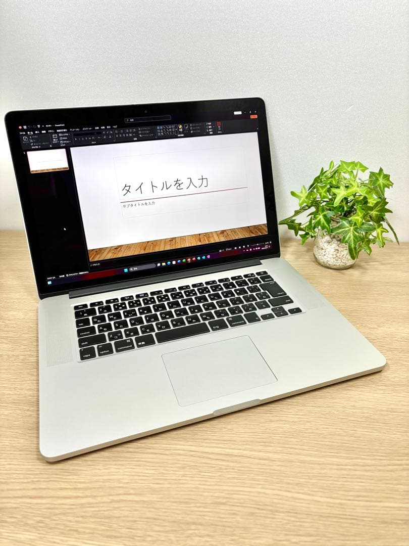 最上位3K！MacBook Pro 15 Office2024 i7 Win11