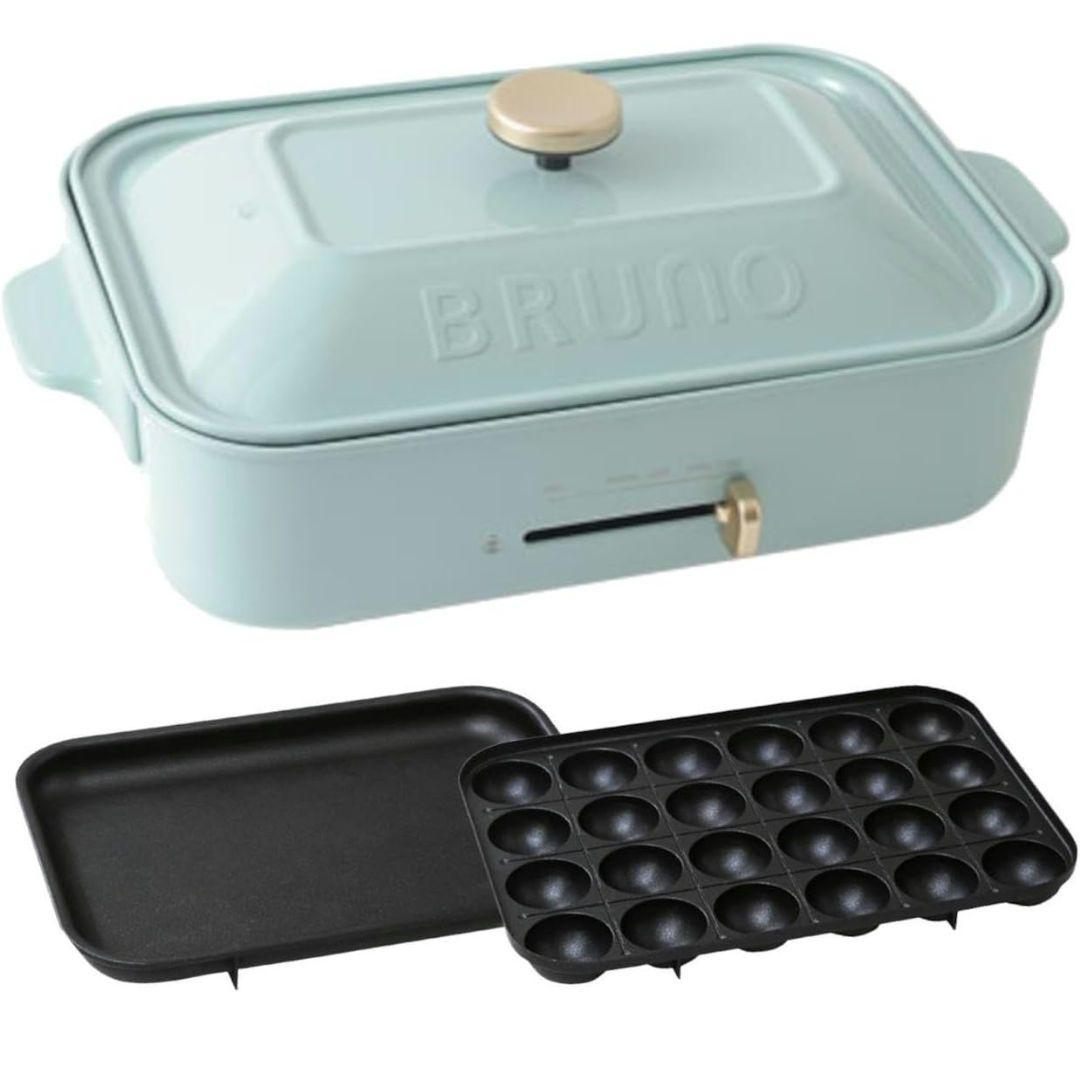 【新品未開封】 ブルーノ コンパクトホットプレート ブルーグレー