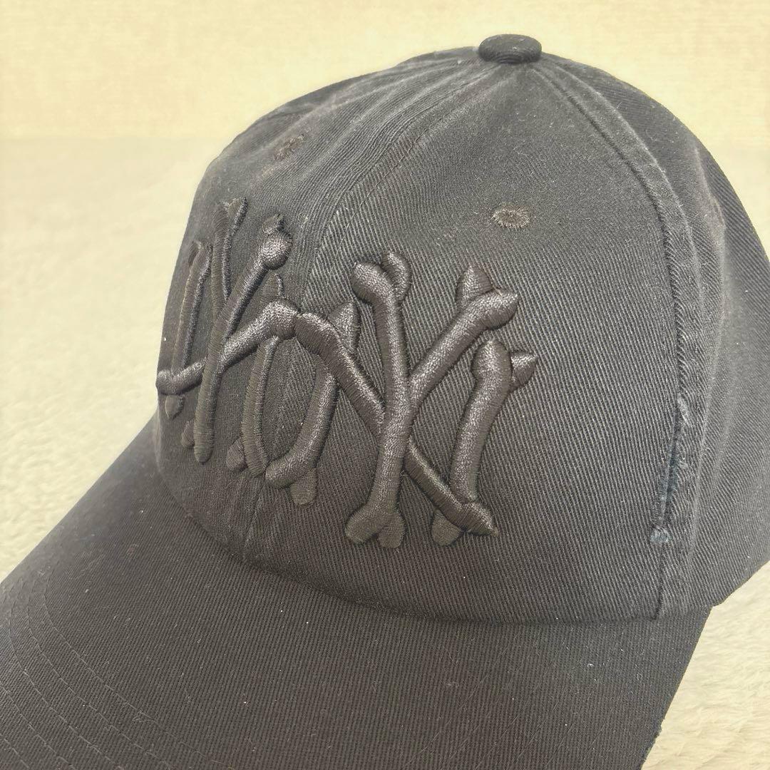 日本未発売 oMA NY NY BONES DISTRESSED CAP