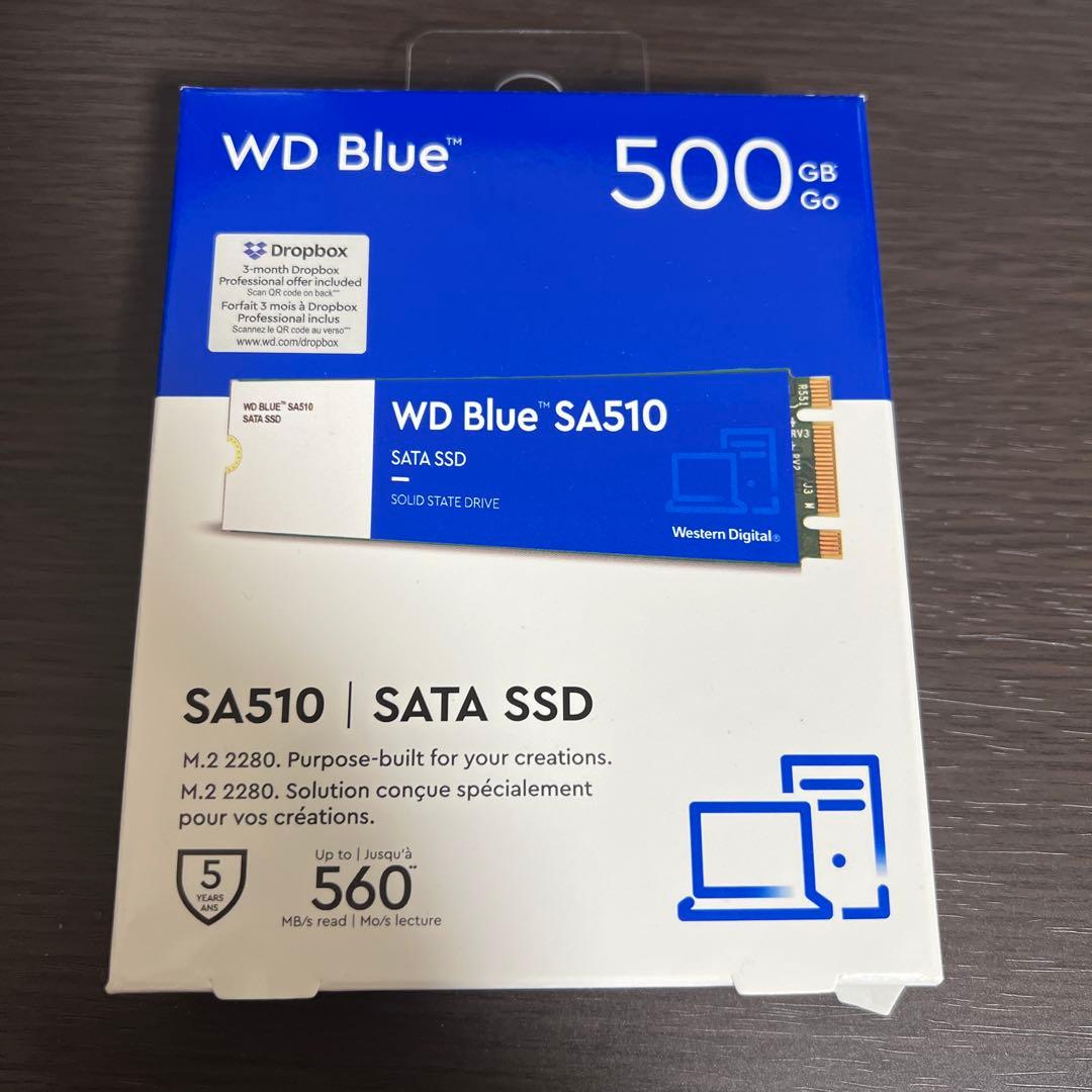 内蔵型SSD WD Blue SA510 M.2 SATA SSD 500GB