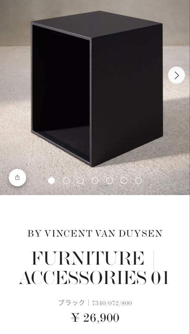 ZARA  BY VINCENT VAN DUYSEN メタルボックス