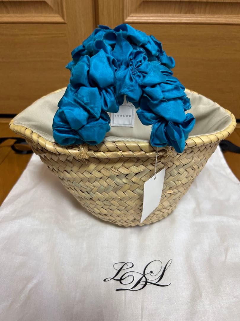 ラドロー　グレープハンドル　かごバック　カゴバッグ