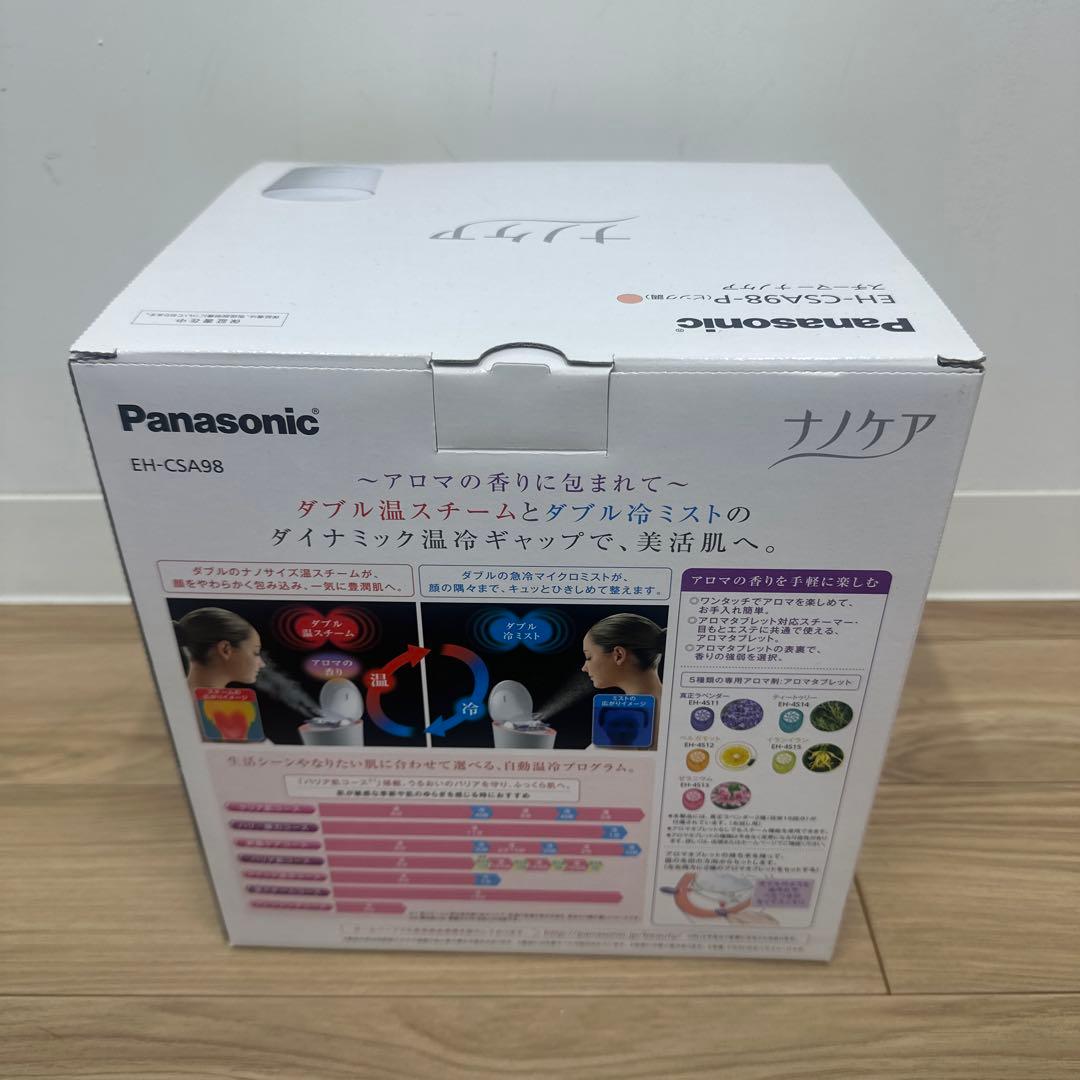 Panasonic スチーマー　ナノケア　EH-CSA98-P