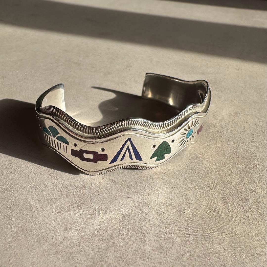 ヴィンテージ！Silver Zuni Style Bangle ブレスレット