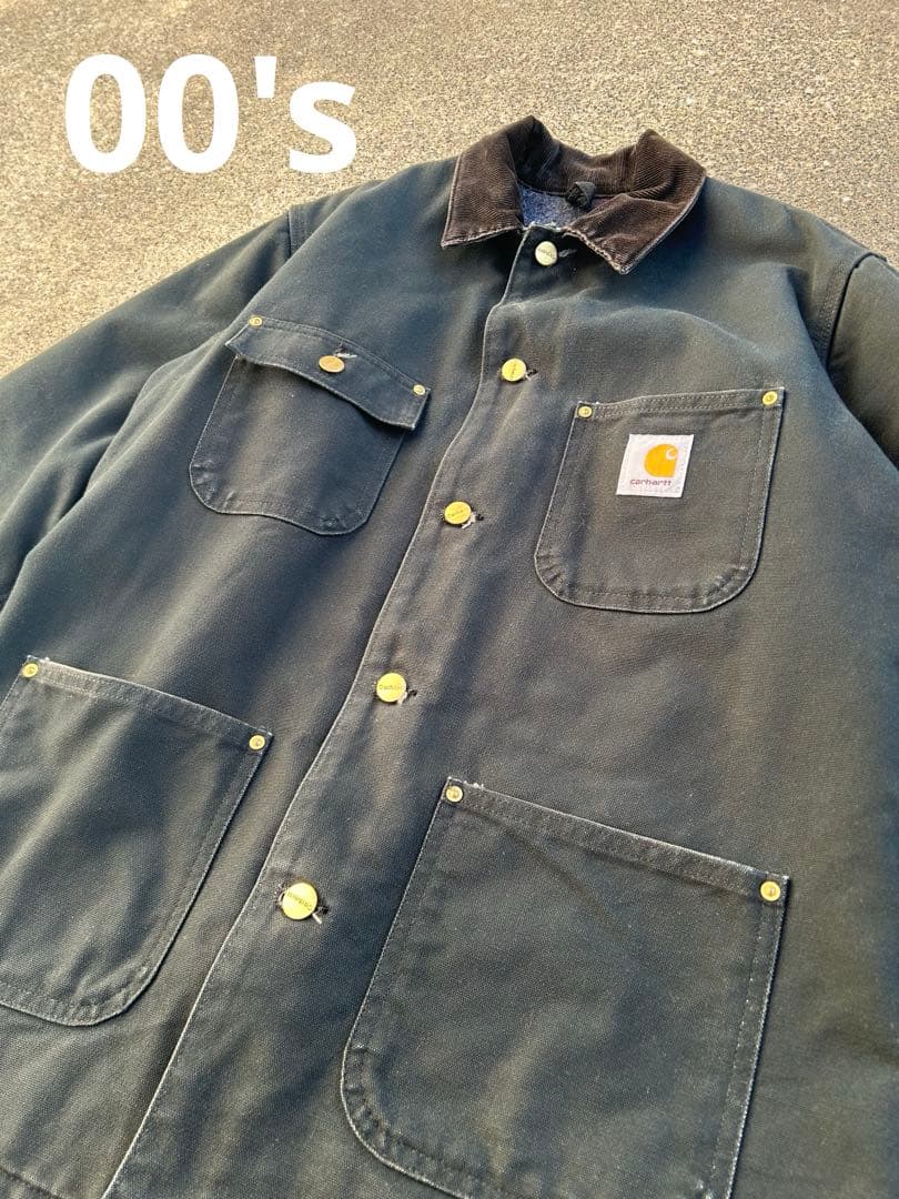 00s Carhartt ミシガンチョアコート ブラック 36表記