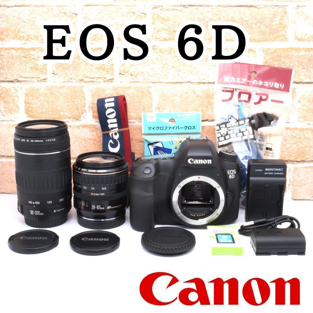 Wi-Fi機能つき✨Canon EOS 6D✨超望遠レンズ✨スマホ転送OK