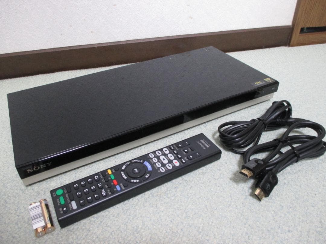 動作良好☆SONY 1TB 2番組録画ブルーレイレコーダー BDZ-ZW1500