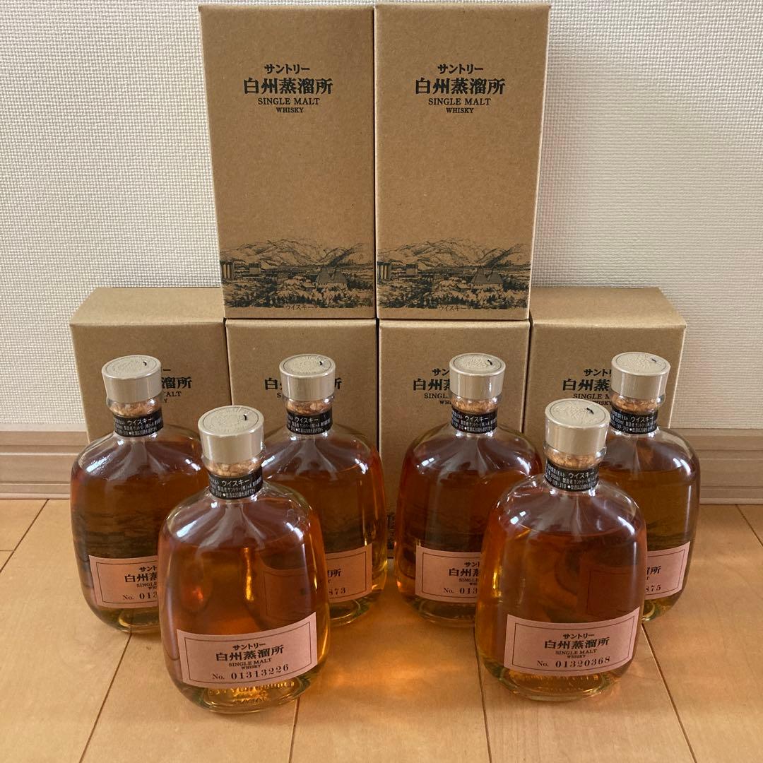 サントリー　白州蒸溜所　限定ウイスキー6個セット　販売終了品