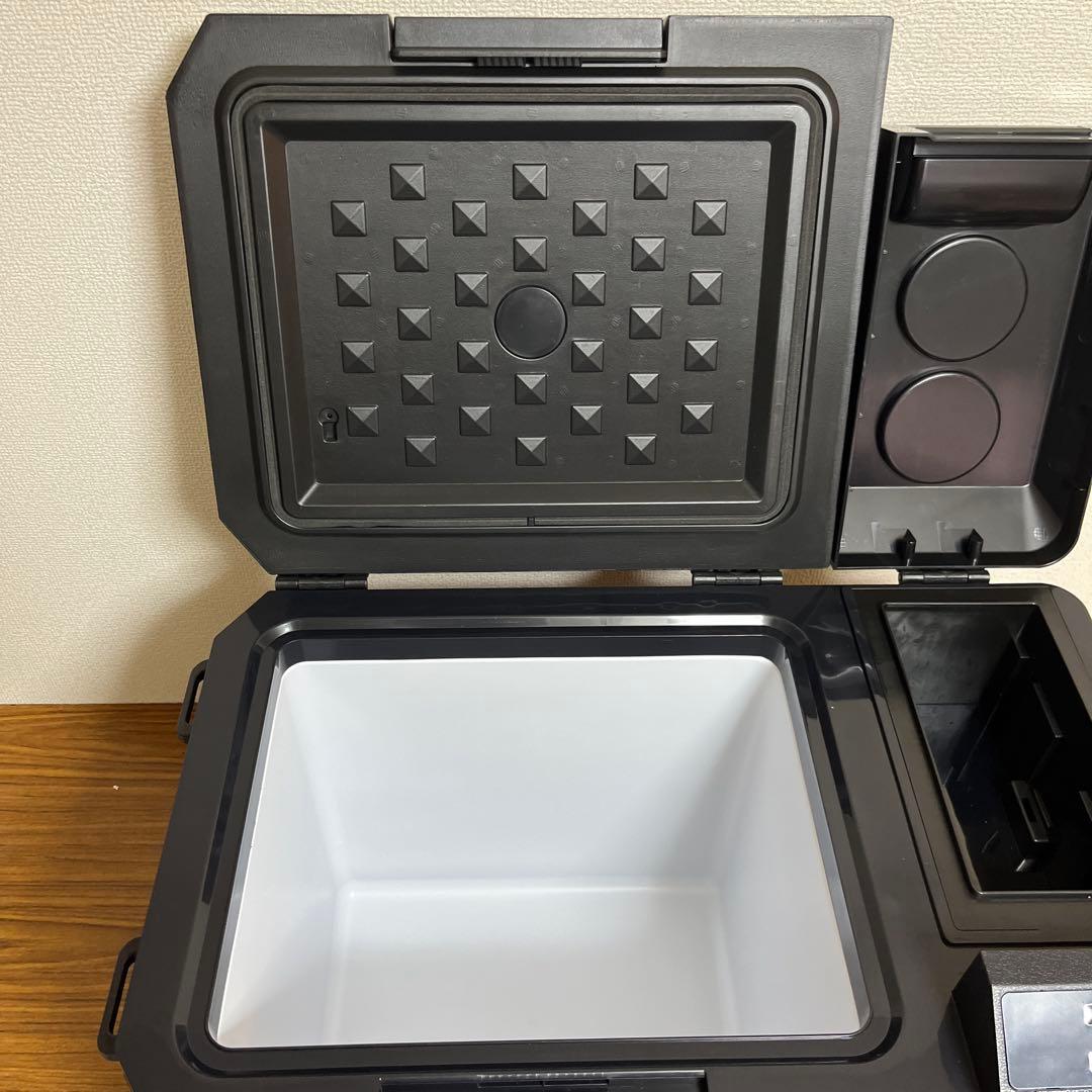 [山善] ポータブル冷凍冷蔵庫 25L コンプレッサー式AC/DC 2WAY電源