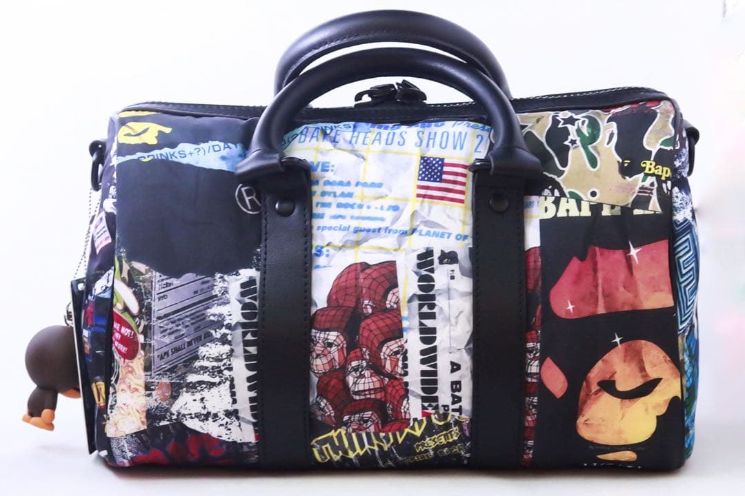 A BATHING APE ボストンバッグ APE BAPE