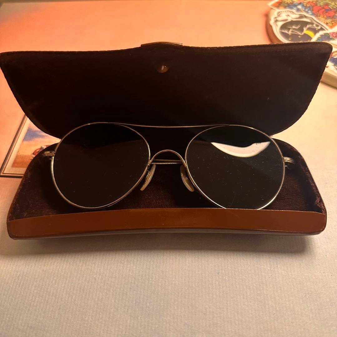 フランス空軍　アビエイターサングラス　デッドストック　50年代