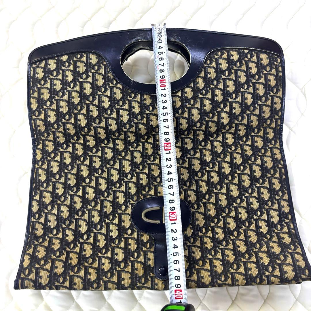 Christian Dior トロッター CD金具 ハンドバッグ