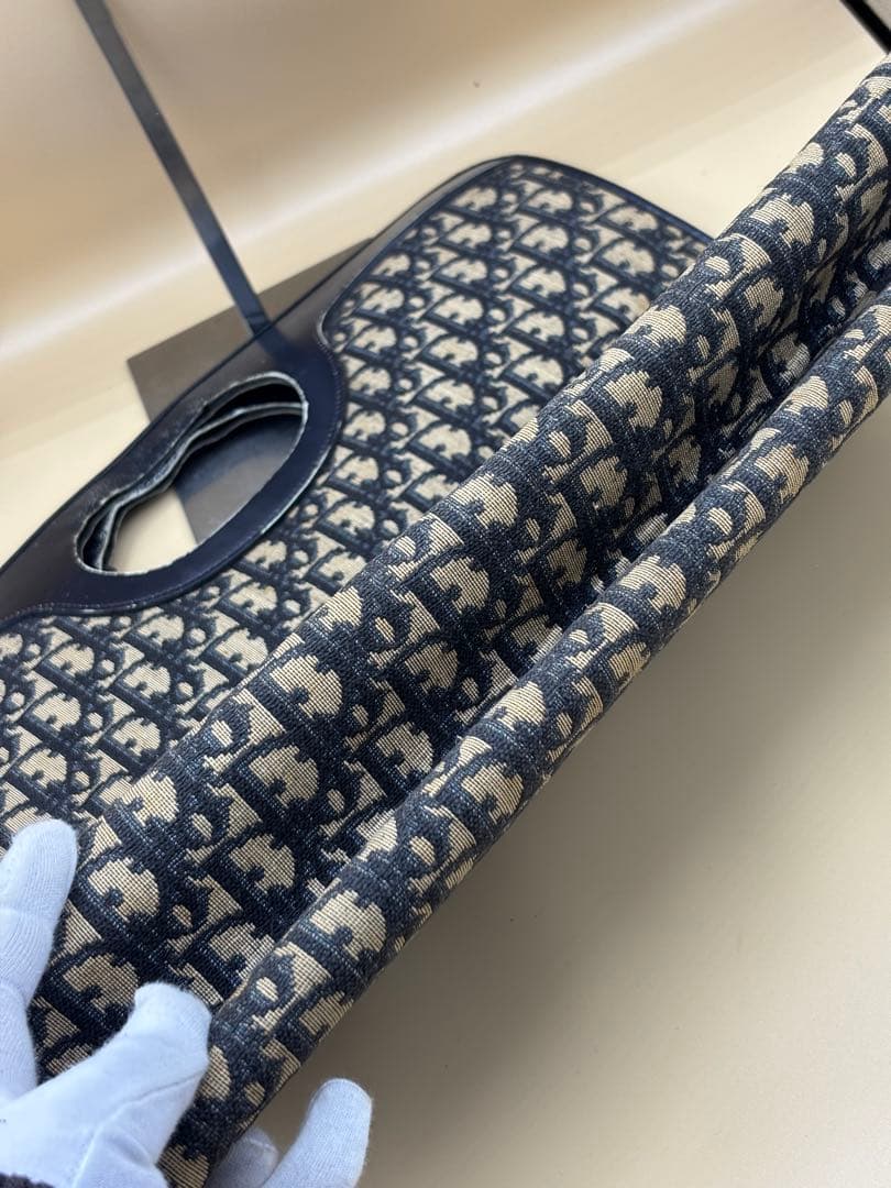 Christian Dior トロッター CD金具 ハンドバッグ