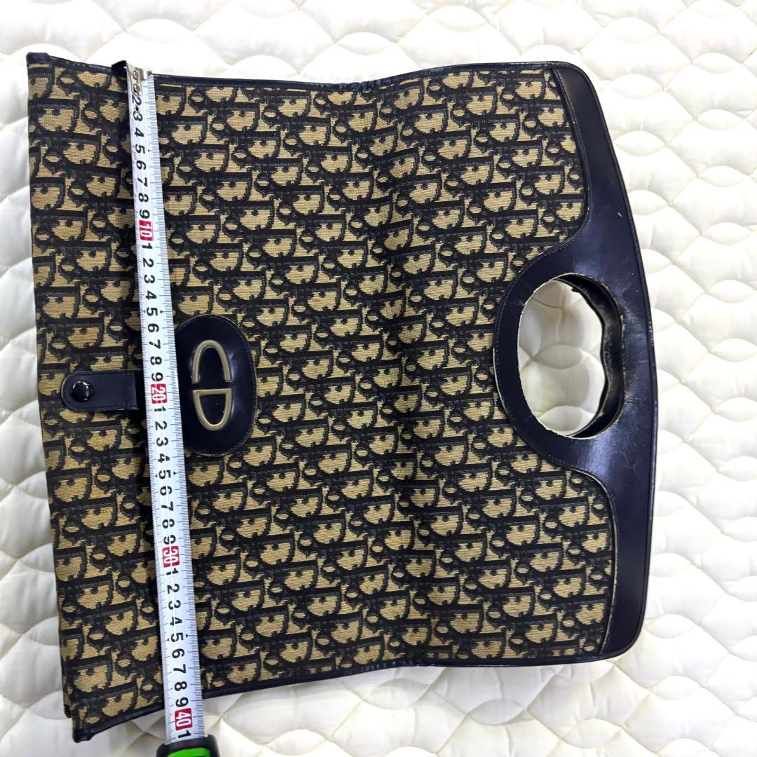 Christian Dior トロッター CD金具 ハンドバッグ