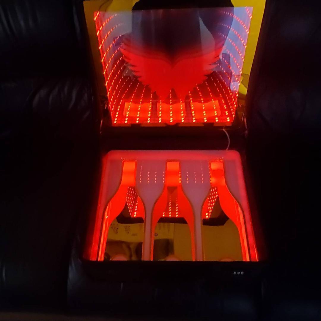 エンジェル アタッシュ ケース ANGEL シャンパン LED ライト