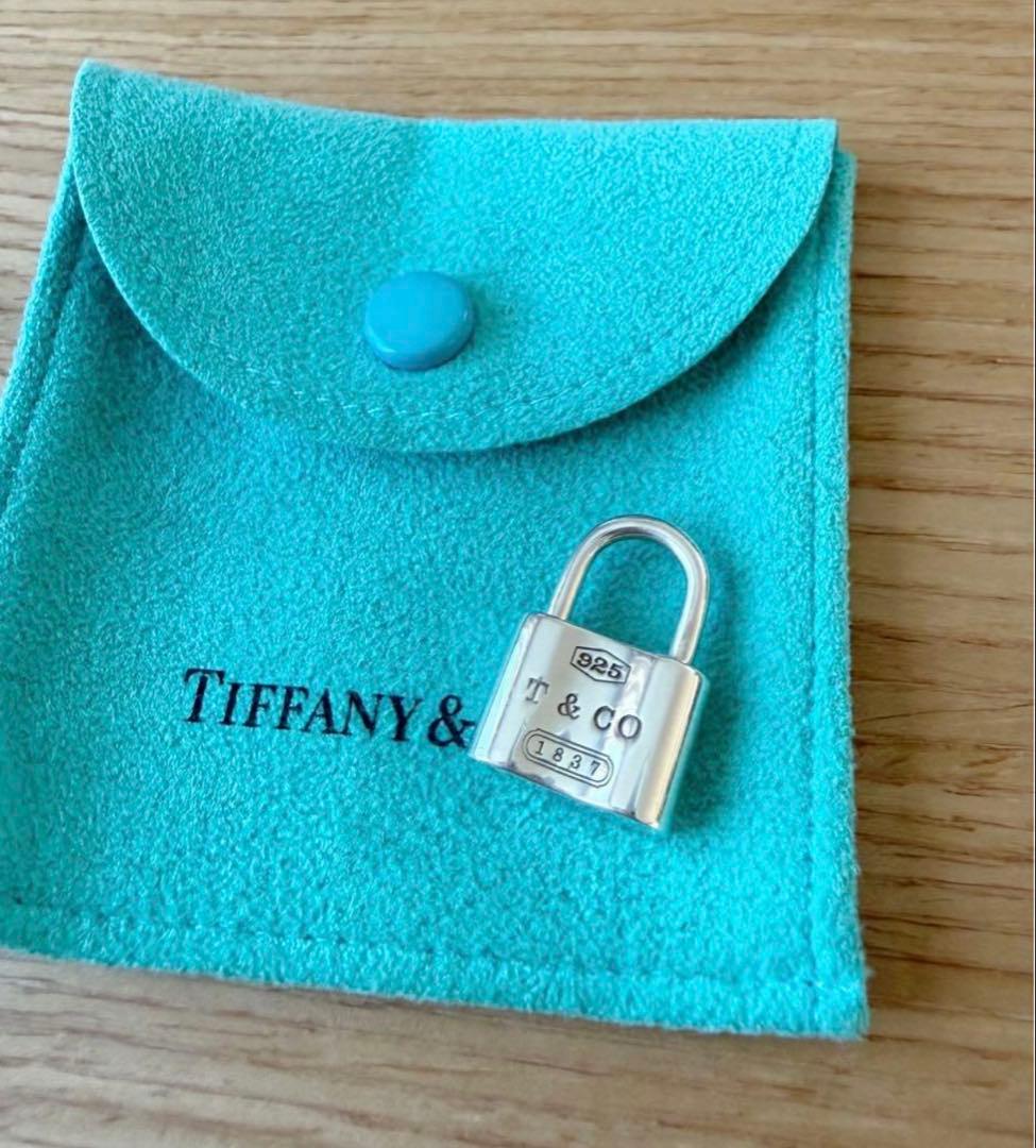 【美品】Tiffany ティファニー　183パドロック　南京錠 ペンダントトップ