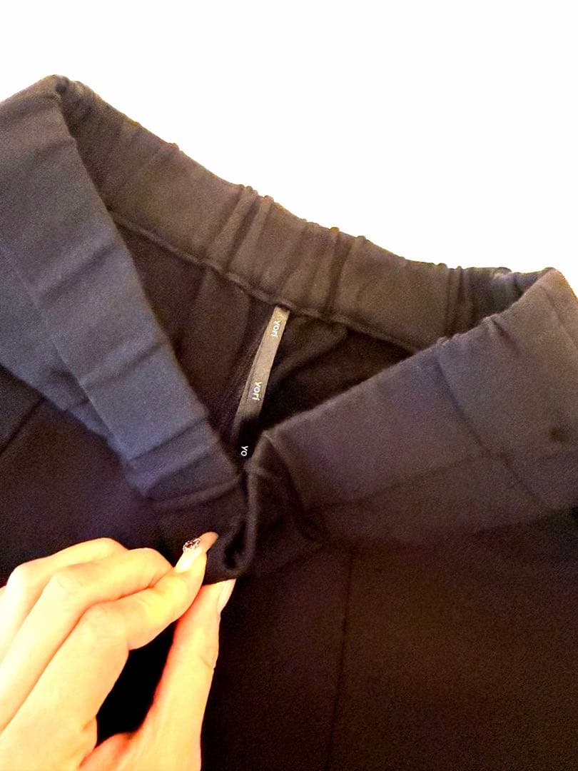 yori ぬくぬくフロントスリットレギパン　38