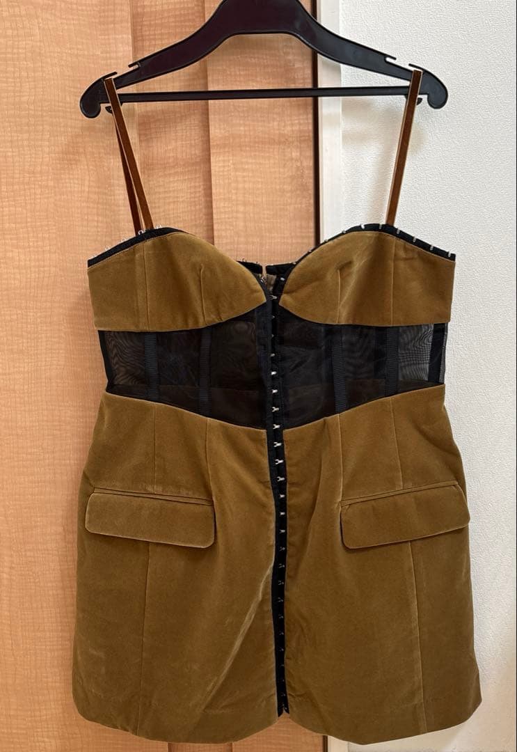 プランクプロジェクト　ベルベットチュニックビスチェ