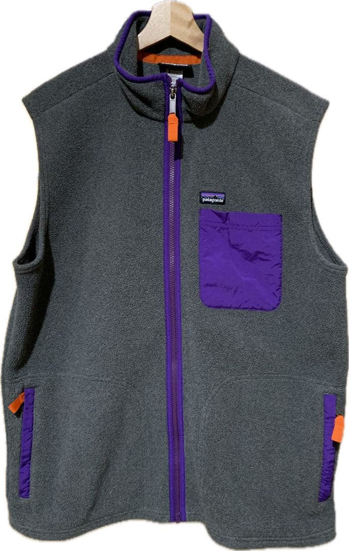 パタゴニア フリース カーステンスベスト Karstens Vest L グレー