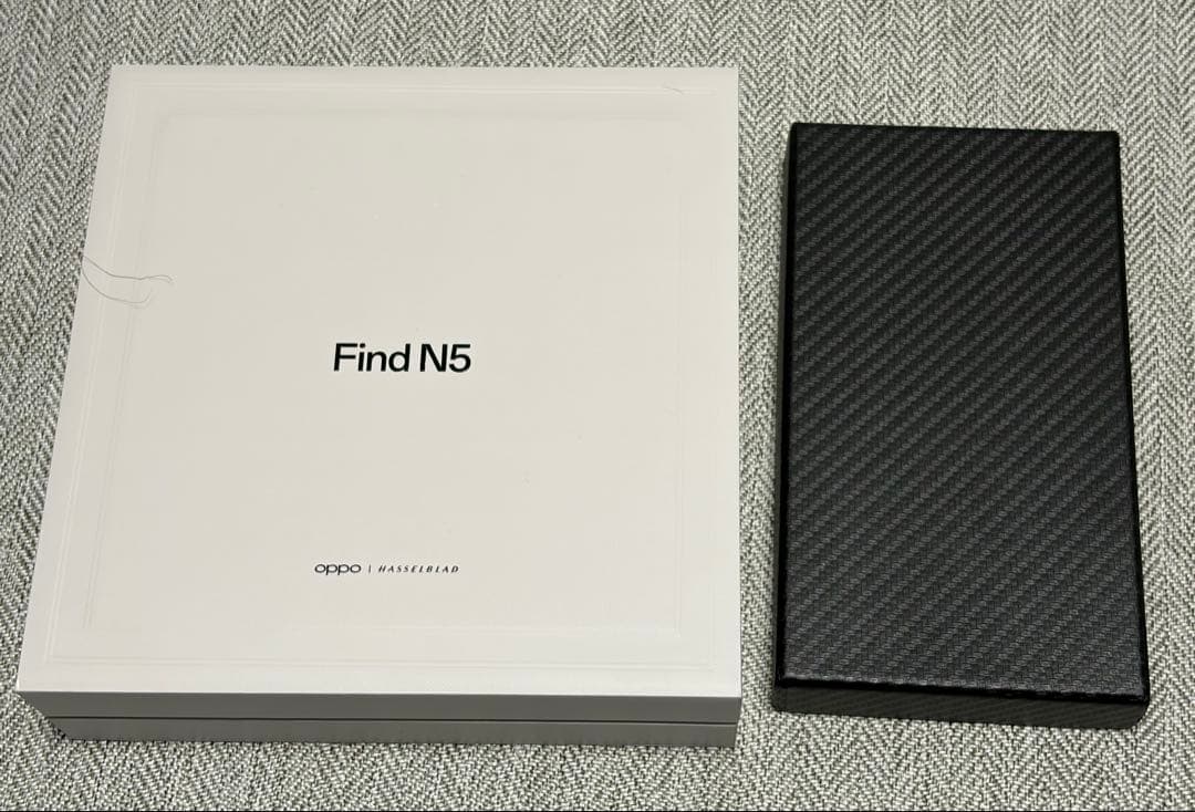 美品 OPPO Find N5グローバル版 512GB ブラック 新品ケース付き