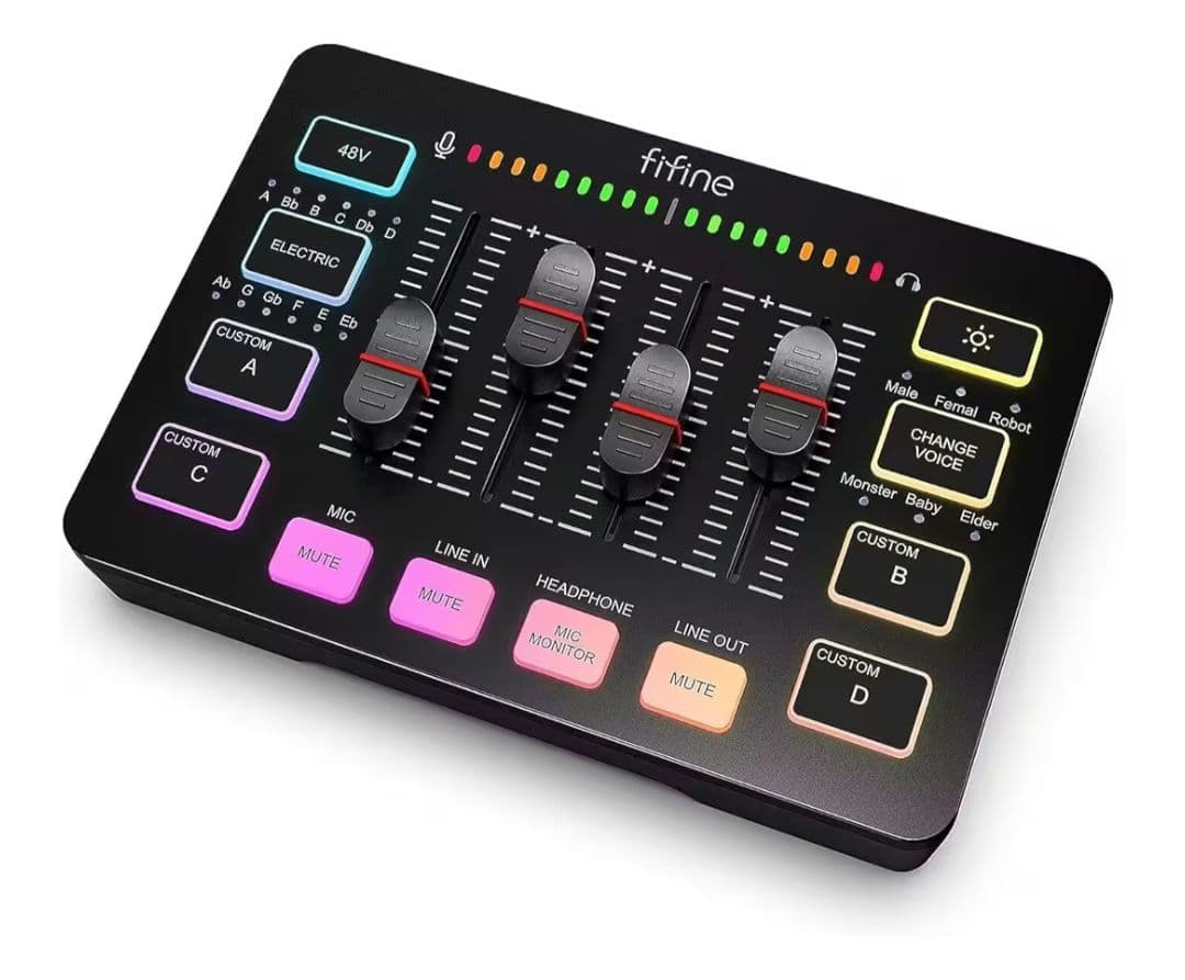 配信者セット オーディオミキサー マイク マイクスタンド