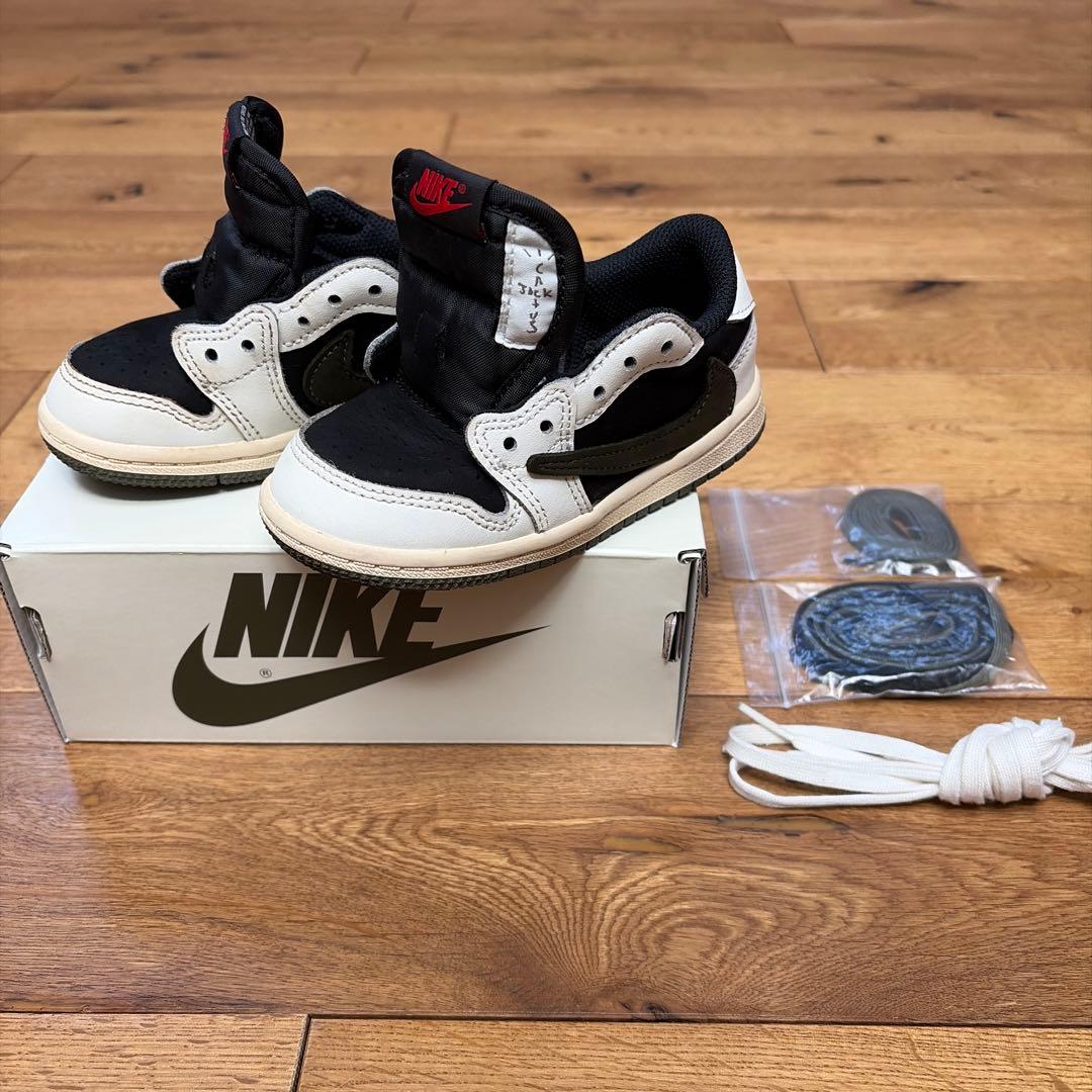 スニーカー NIKE JORDAN 1 LOW OG SP (TD) 8C Travis