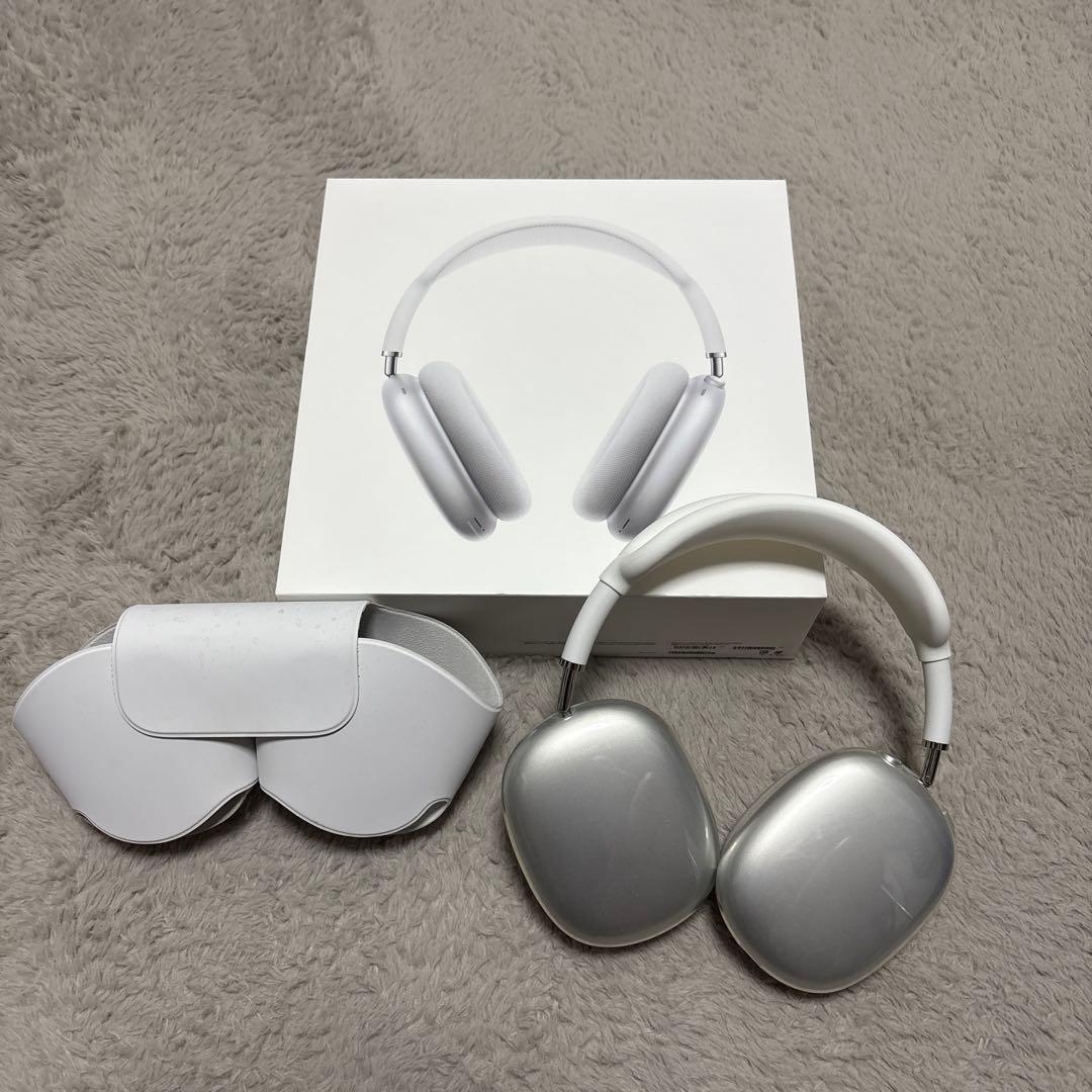【正規品・美品】AirPods Max シルバー 箱あり 付属品あり