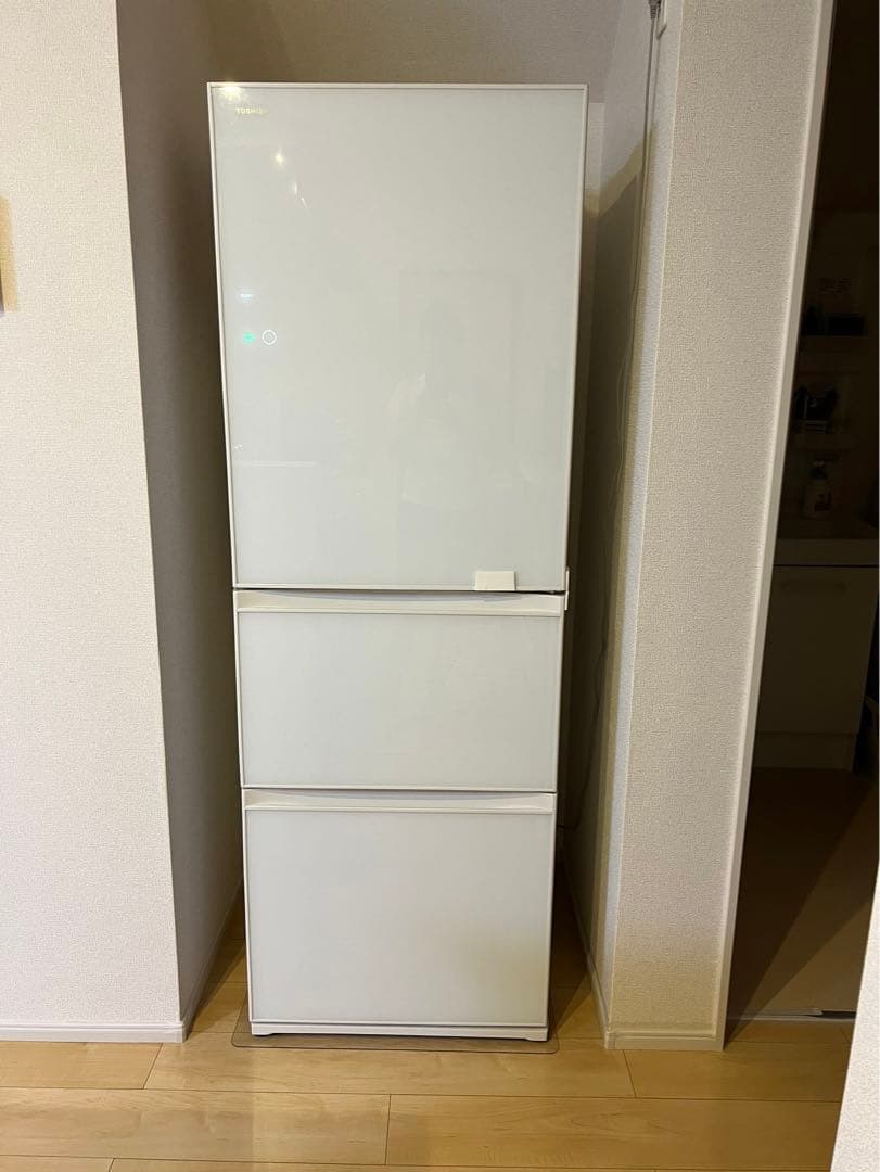 TOSHIBA 冷蔵庫 3ドア ホワイト デジタル表示