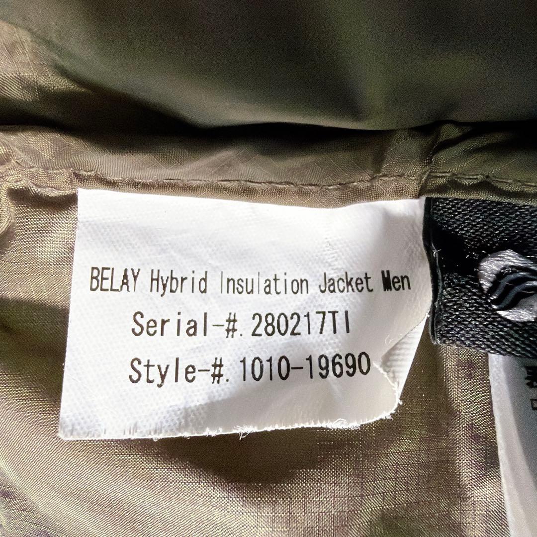 マムート ビレイハイブリッド インシュレーションジャケット グリーン Mサイズ