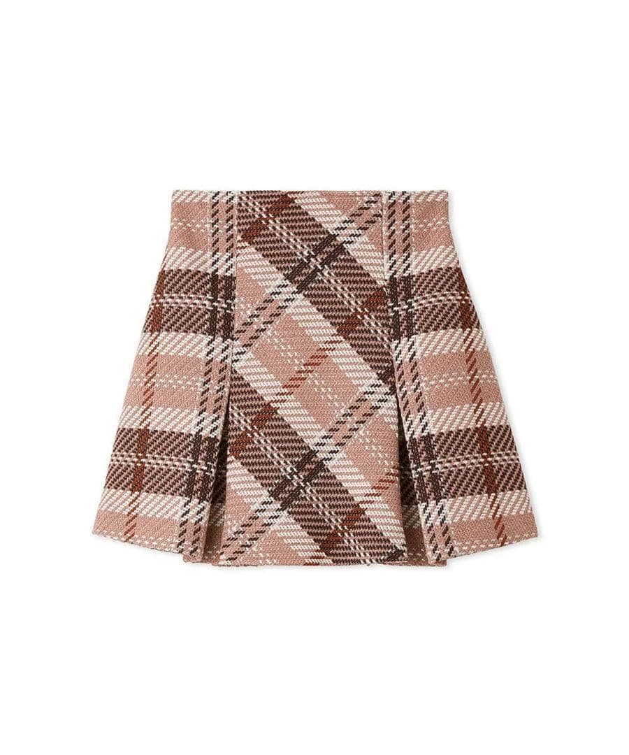 【限定セール】snidel ロービングチェックミニスカート　ピンク　M〜Lサイズ