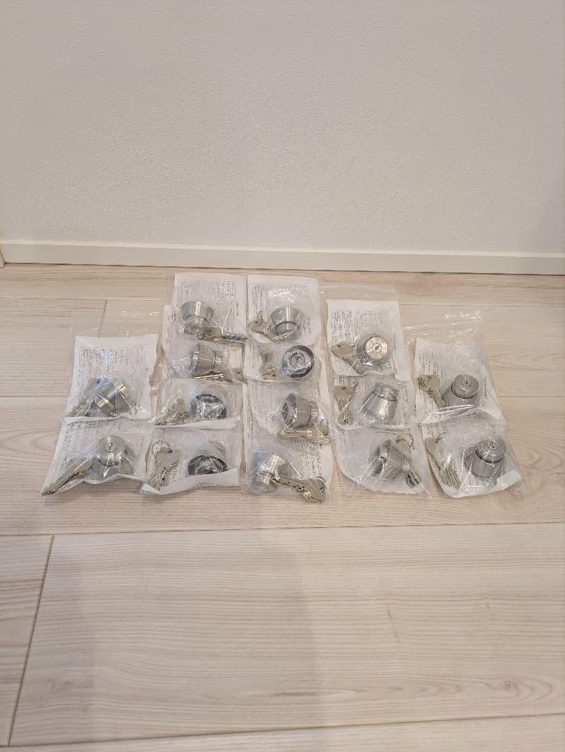 美和ロック U9シリンダー DA.CY LA(DA) 扉厚33㎜-42㎜ 15個