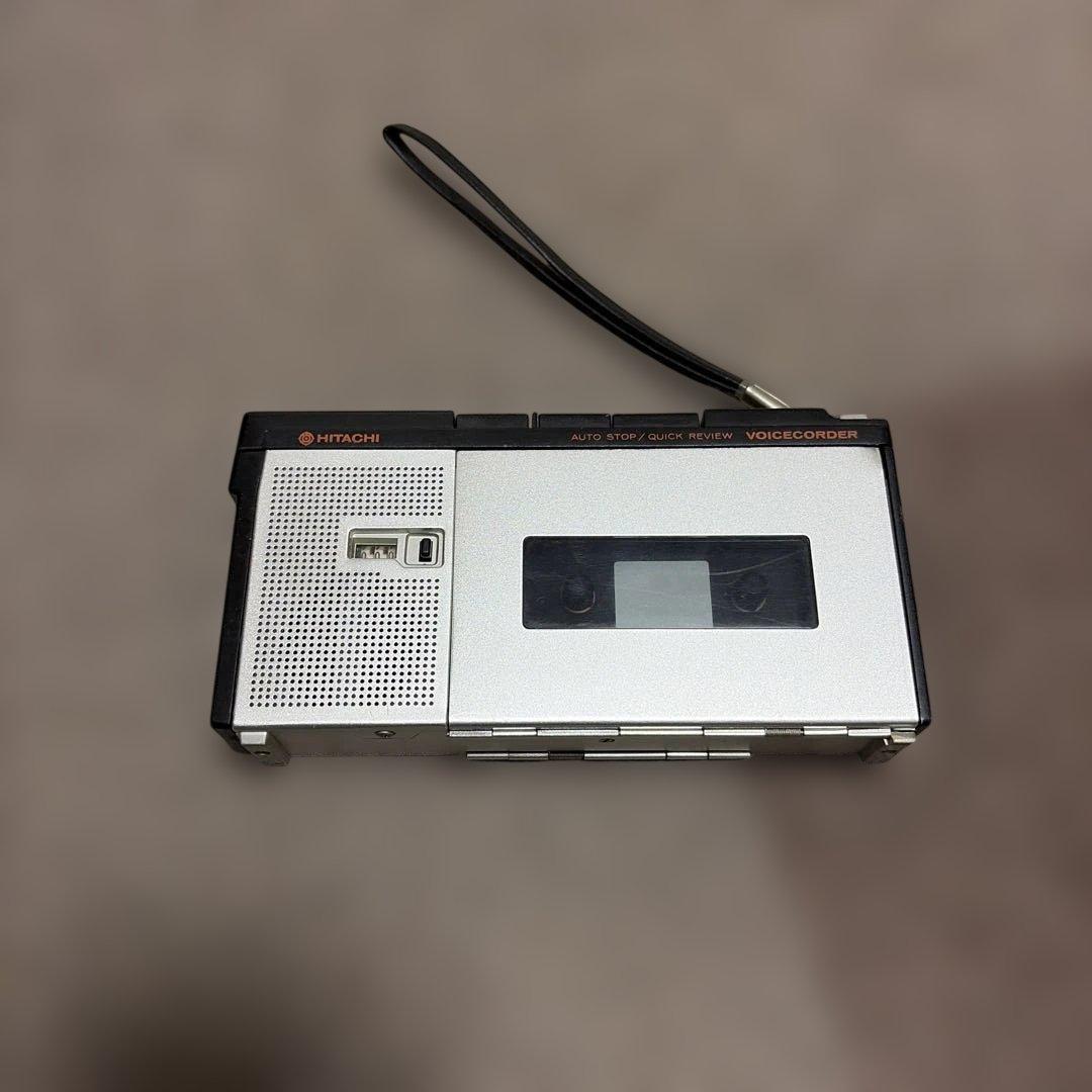 ジャンク　HITACHI VOICE RECORDER カセットプレーヤー