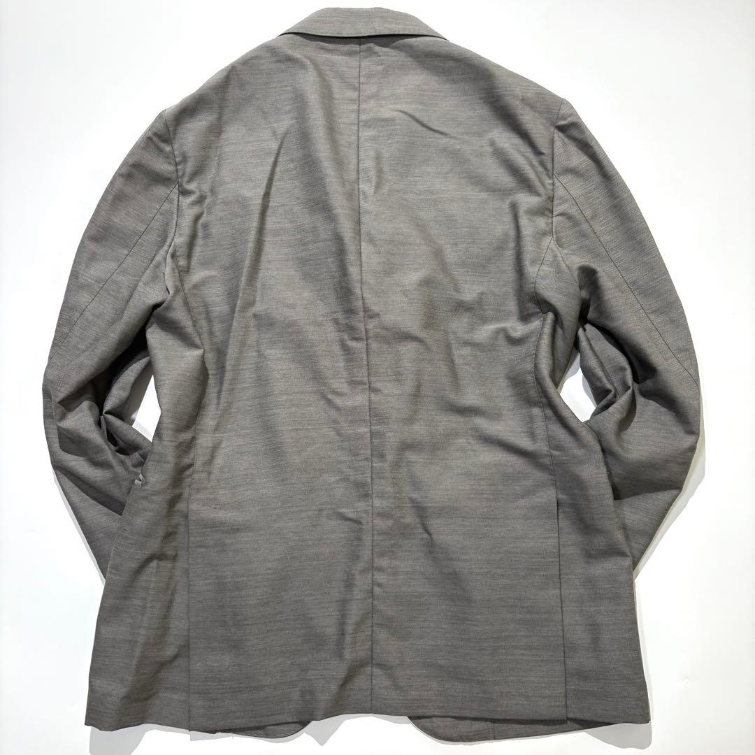 【美品】LARDINI テーラードジャケット easy wear グレー 52