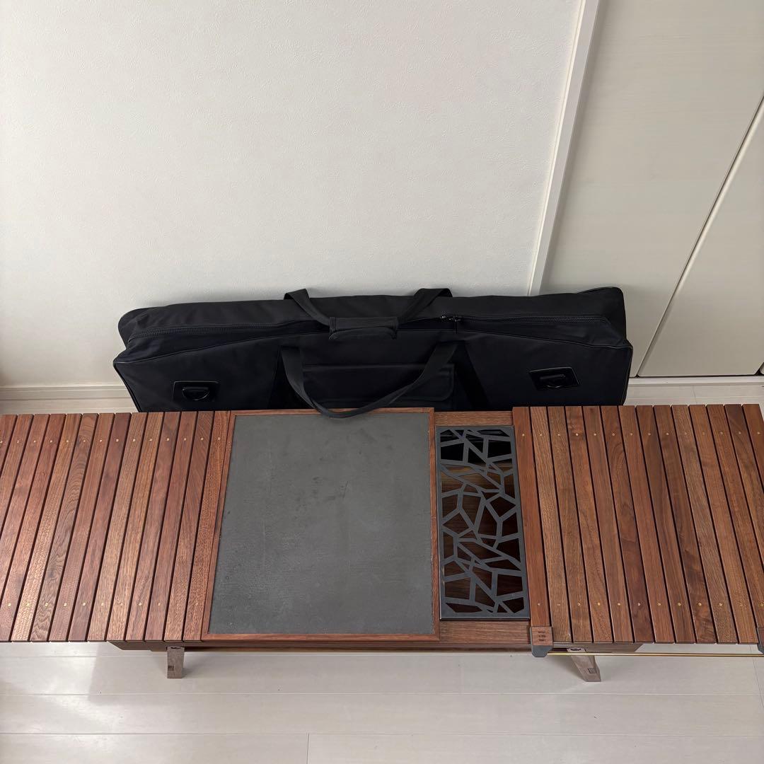 ひーろWHAT WE WANT エクステンションテーブル6点ウォールナット