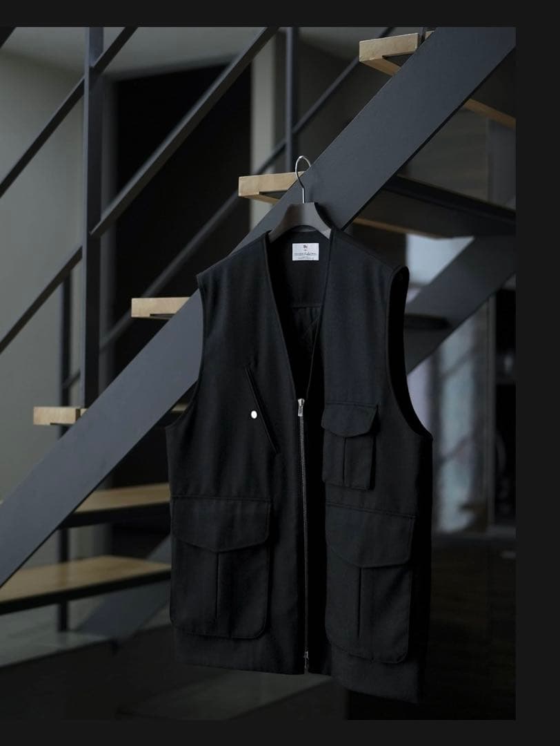 MB LIMITED ハイエンド尾州ウール ユーティリティーベスト