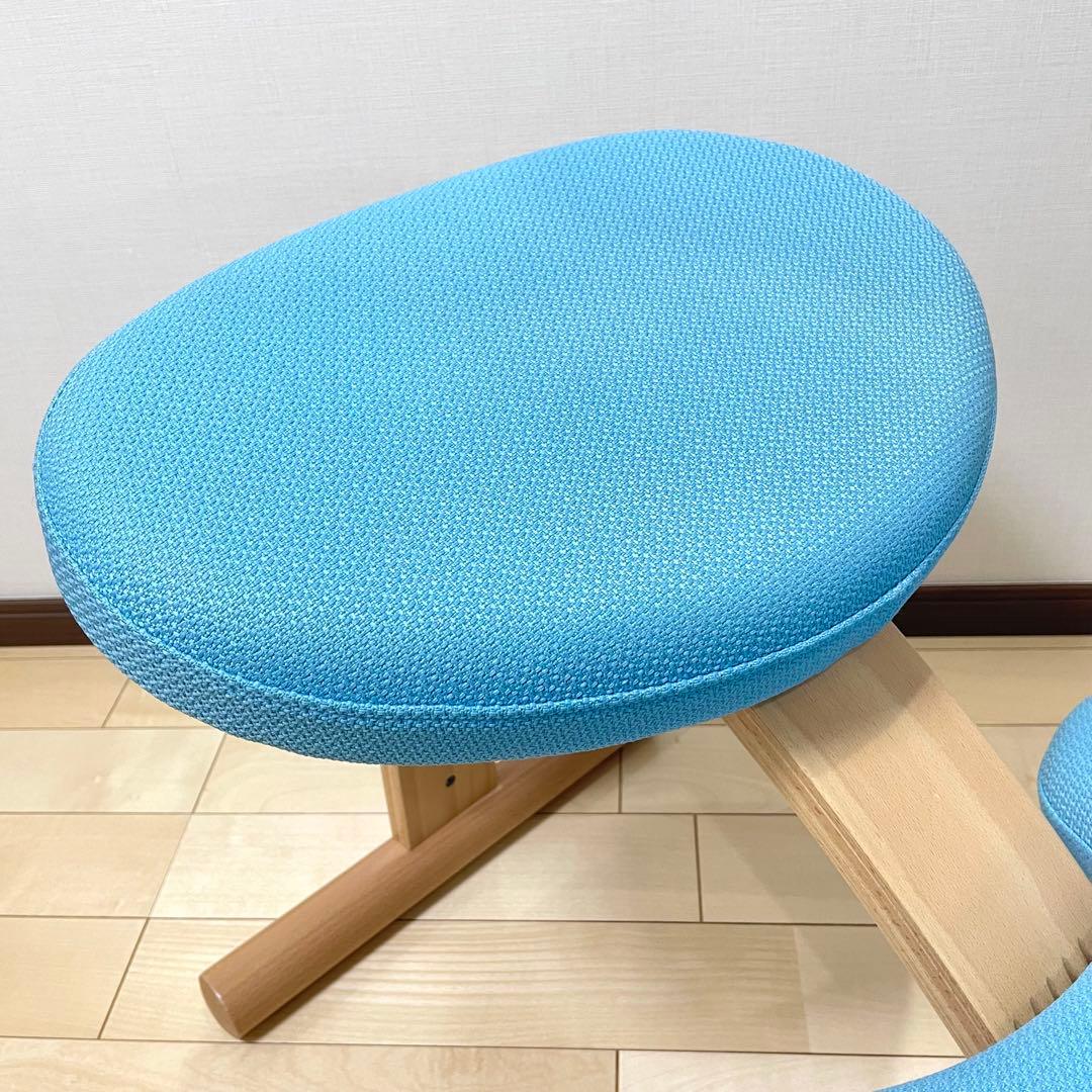 バランスラボ バランスチェア バランスイージー ライトブルー 中古品