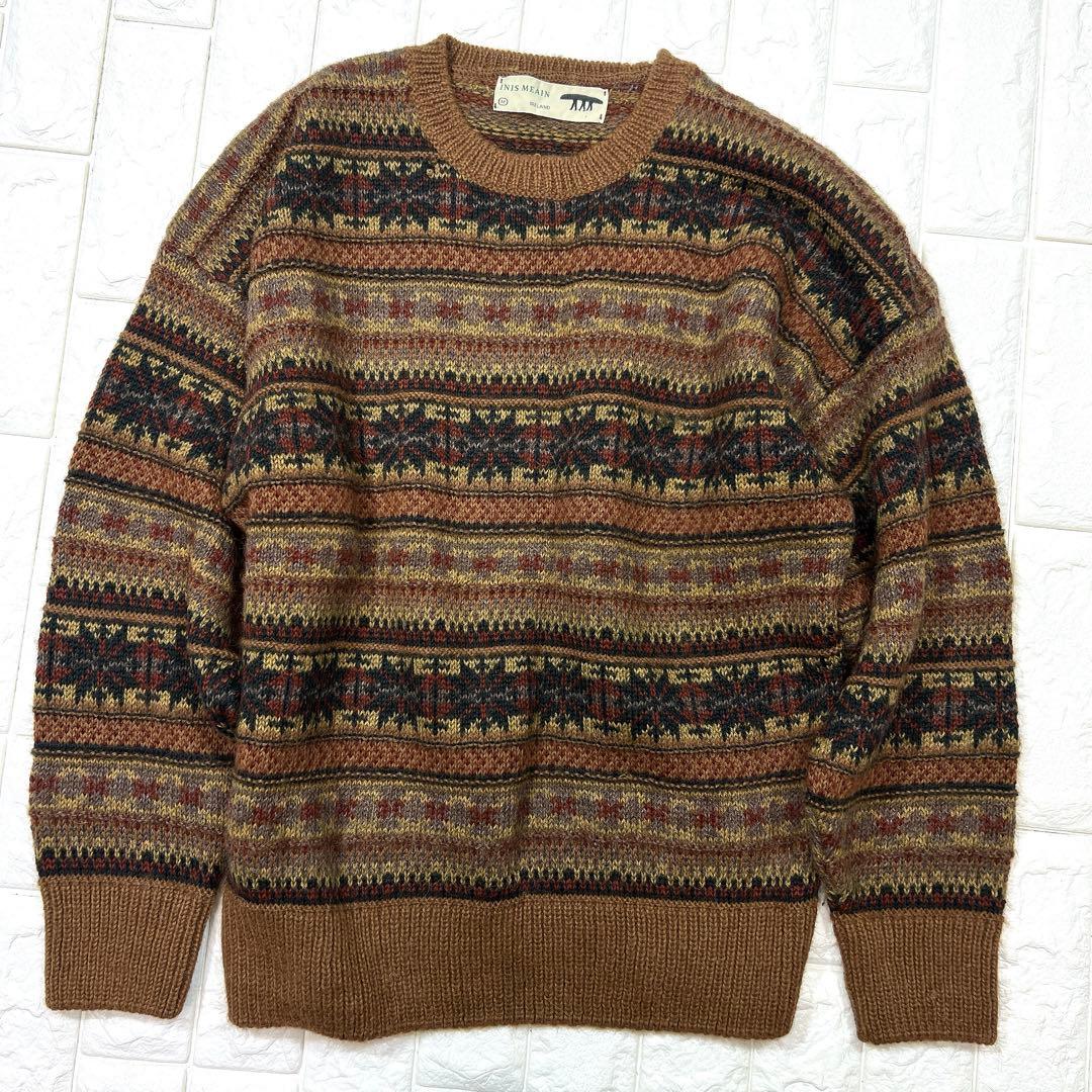 INIS MEAIN イニシュマン アルパカ100%セーター M アイルランド製