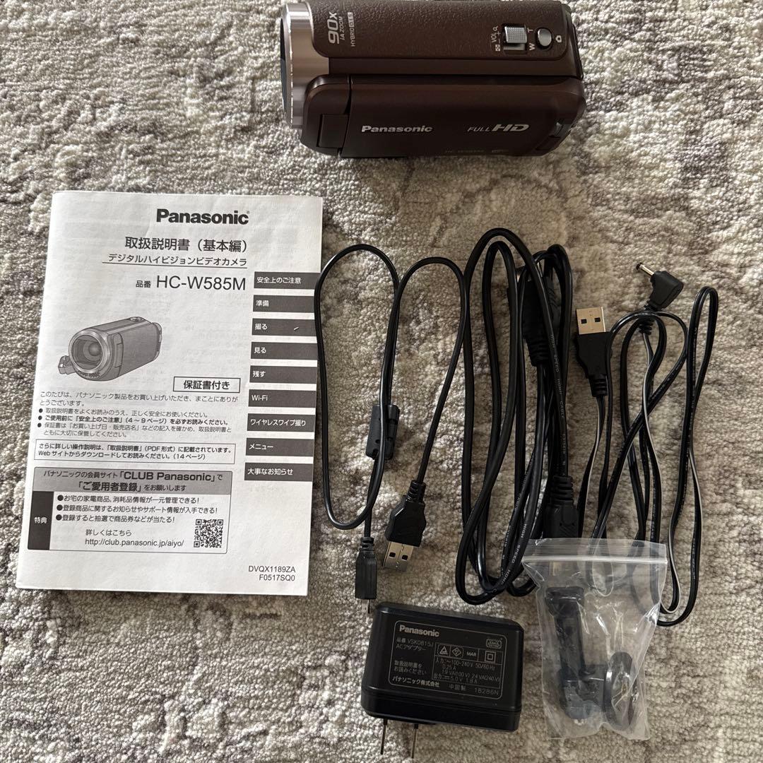 Panasonic HC-W585M FULL HDビデオカメラ