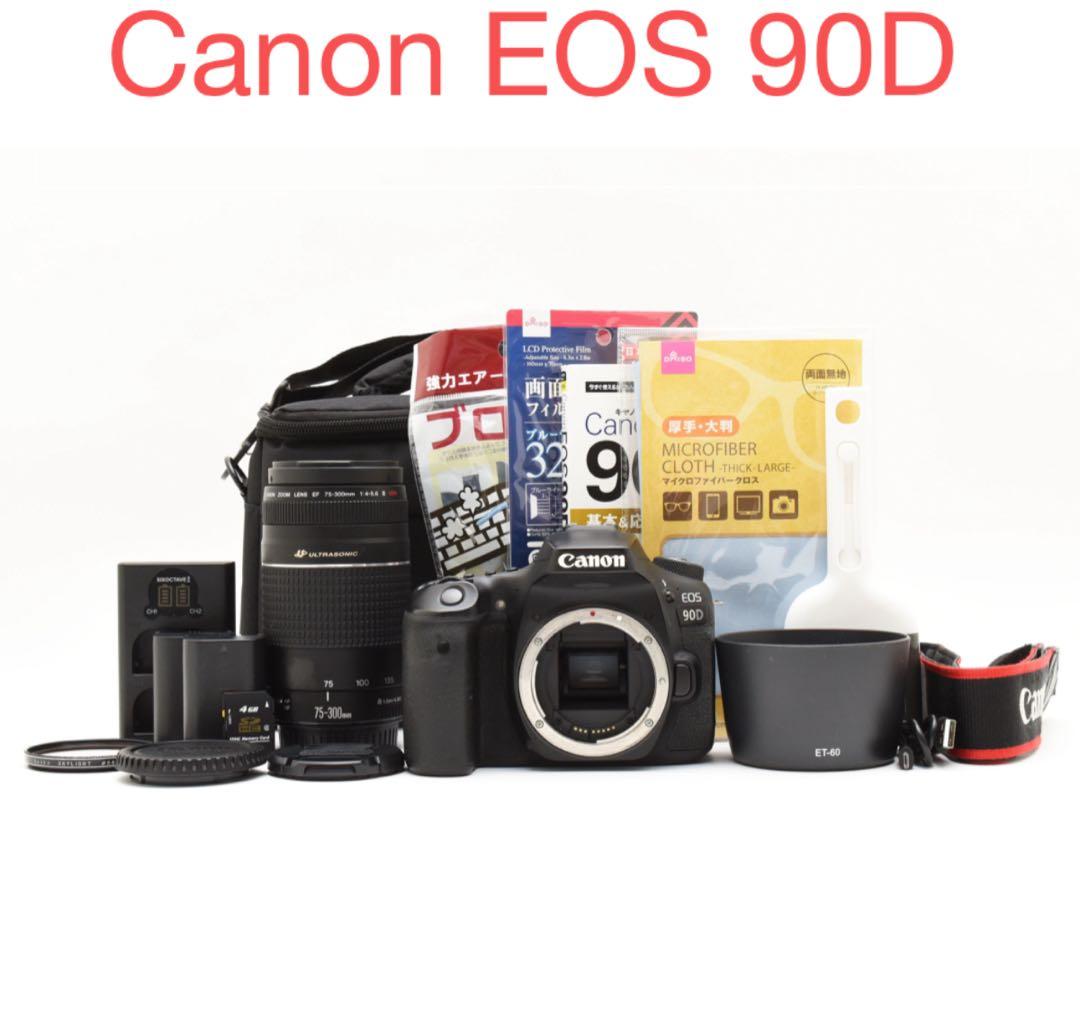 Canon EOS 90D望遠レンズセット/Canon EF 75-300mm
