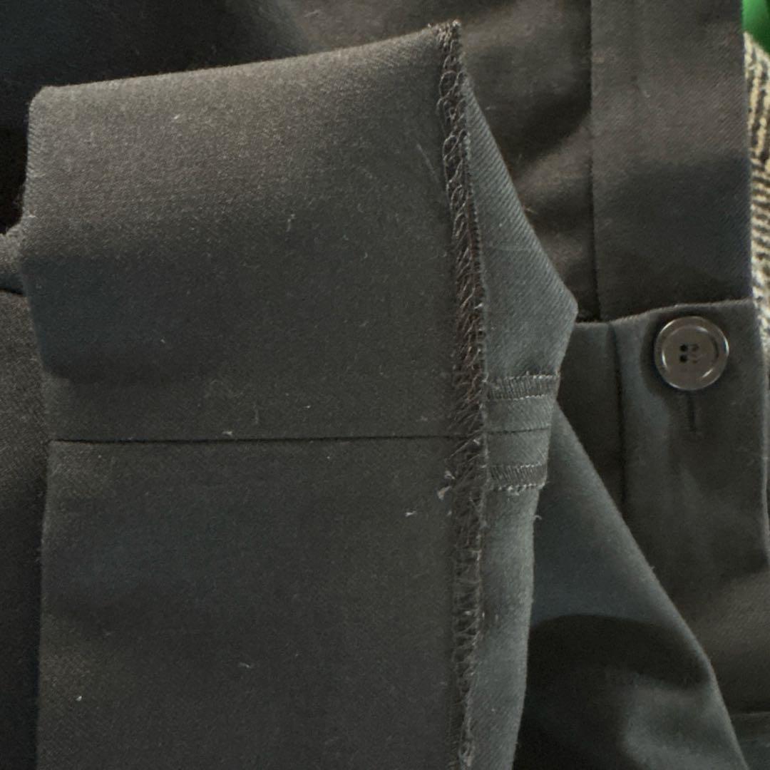 BALENCIAGA ブラック スラックス SMALL FIT 46