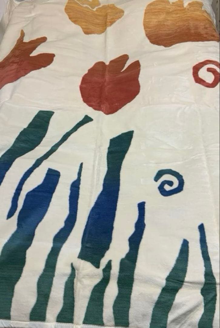 新品 ドイツ製 IBENA 綿混毛布 SOLARE ブランケット