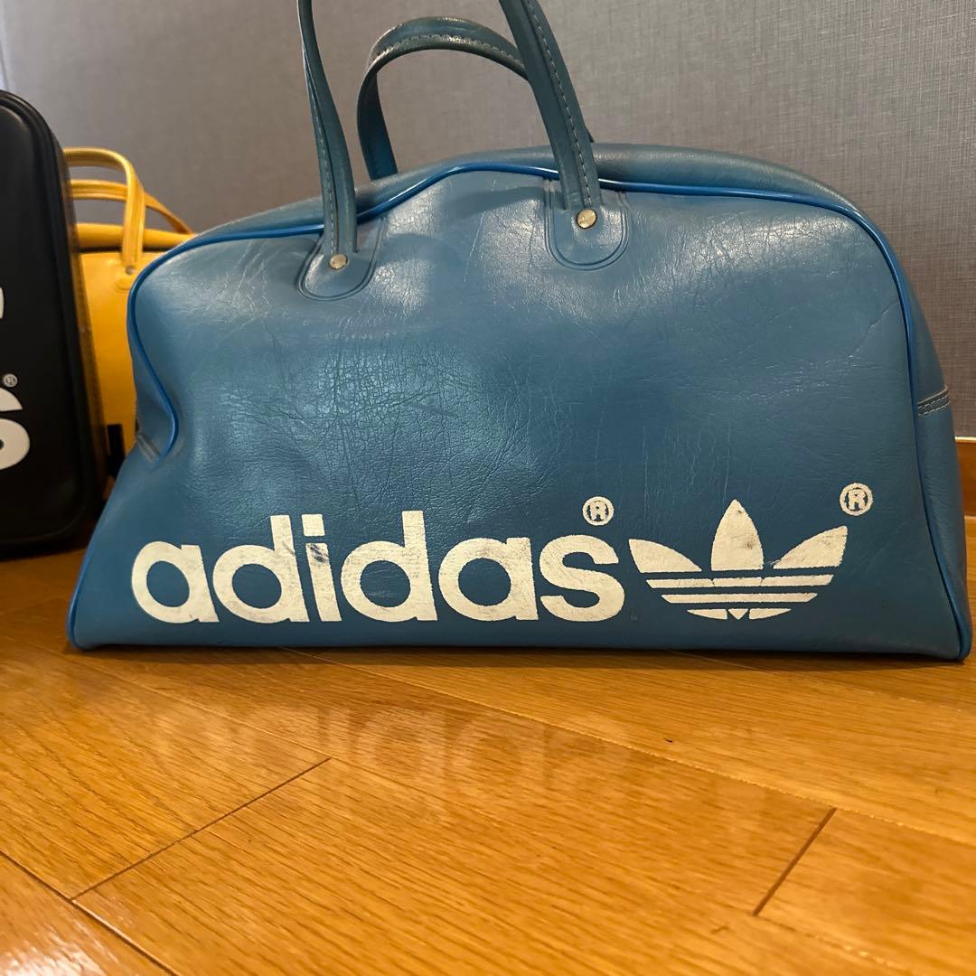 adidas ボストンバッグ 青