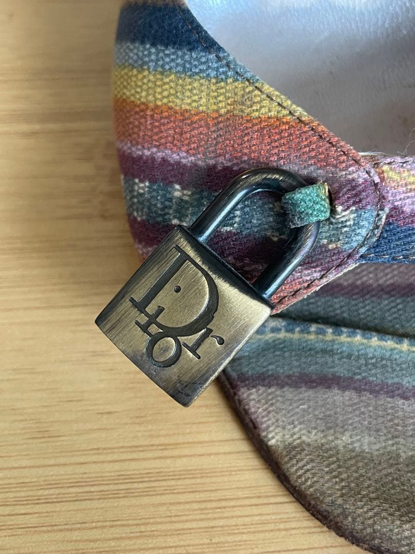 ディオール ヴィンテージ ヒール ミュール 鍵 サンダル dior