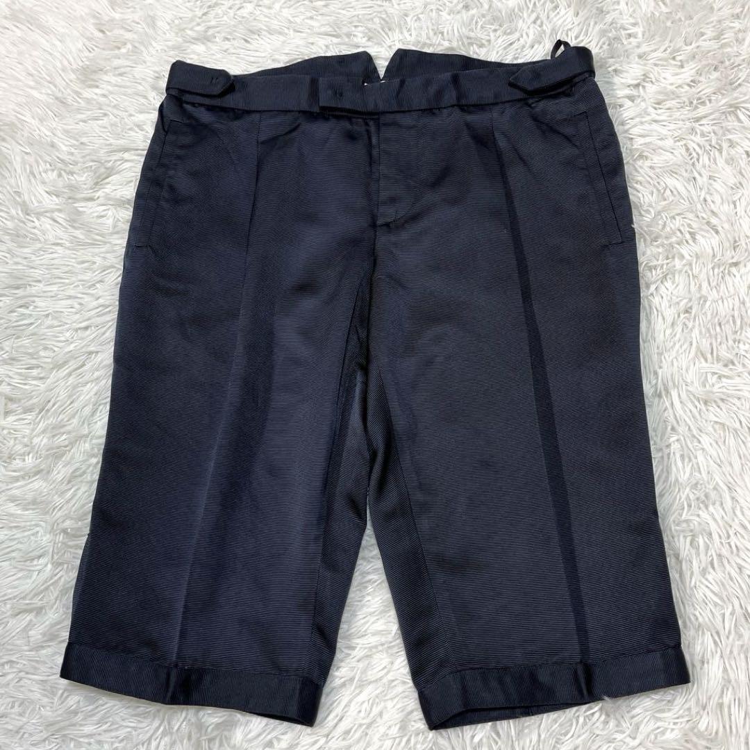 MIU MIU ミュウミュウ ハーフパンツ ショートパンツ シルク100%