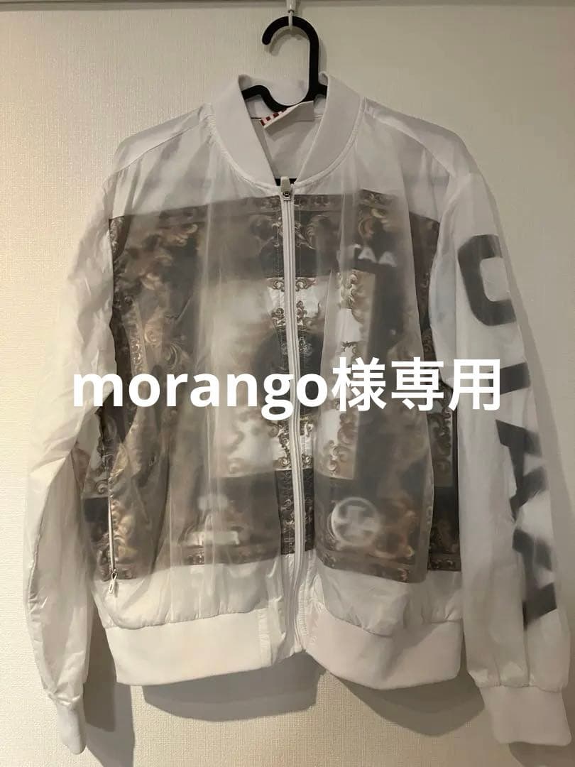 UTAA 透け感ジャケット ホワイト