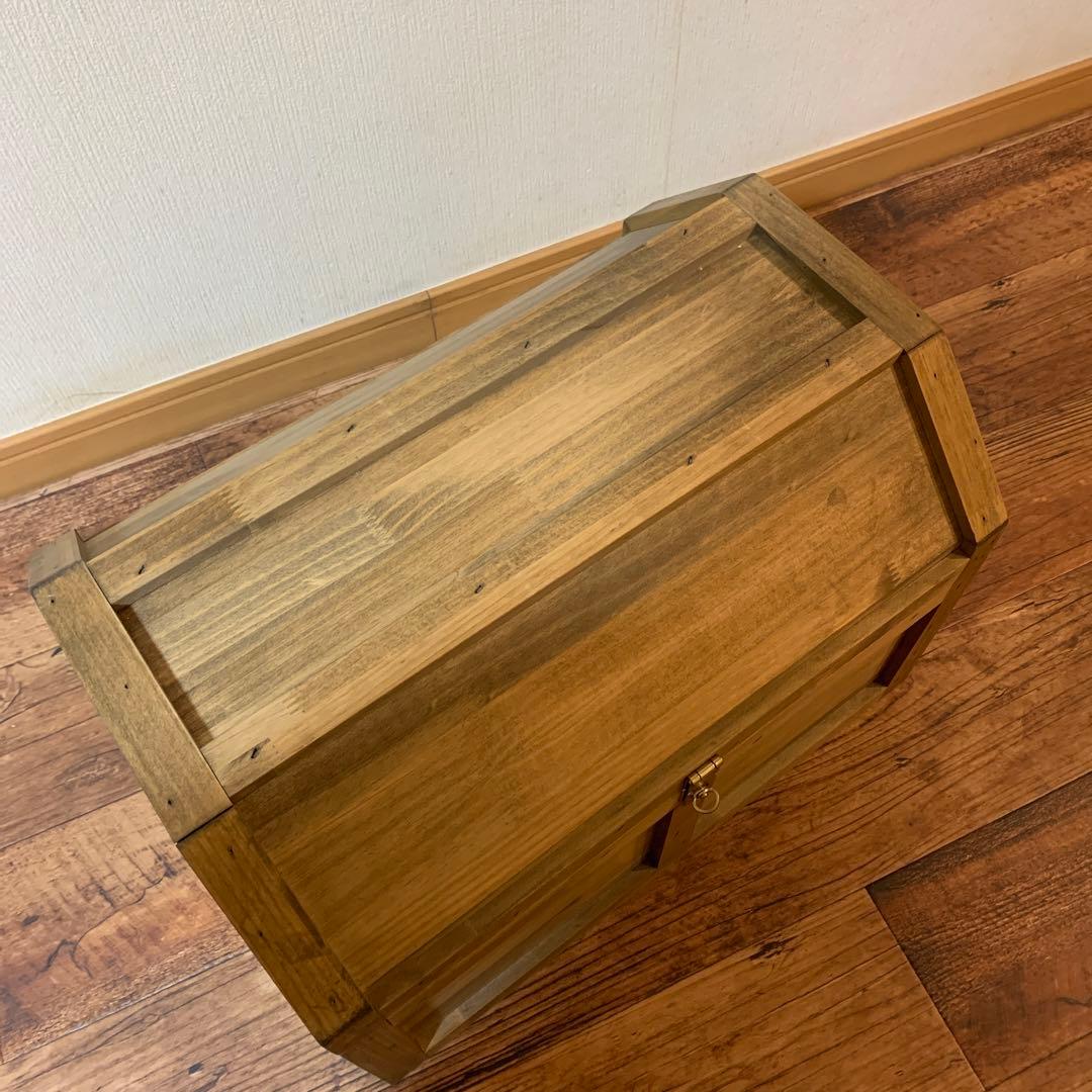 【るるるん】海賊宝箱 ■ アメリカン雑貨 木箱　アンティーク風木箱