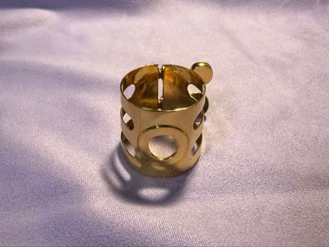ウッドストーン　旧モデル　リガチャー　アルトサックス用セルマー用 金メッキ