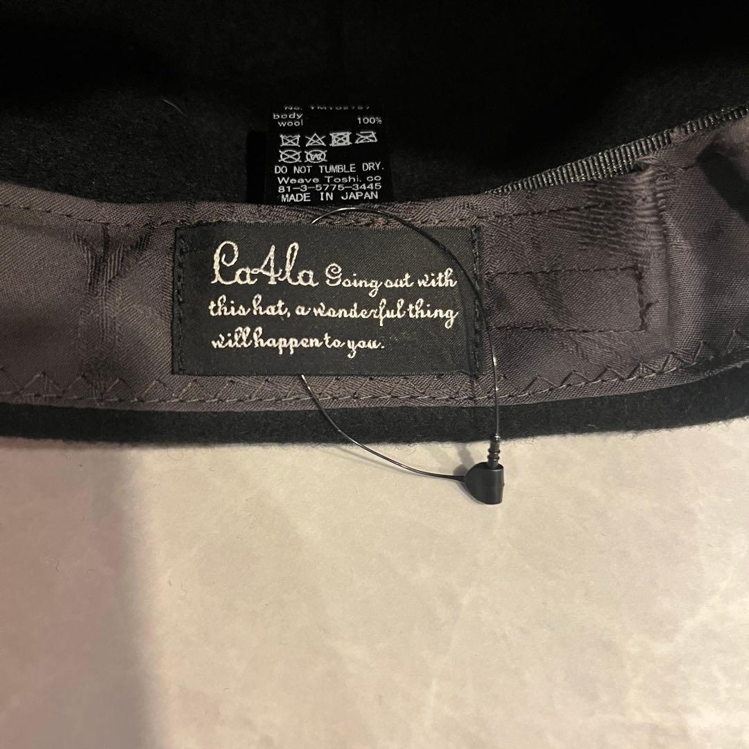 カシラ　CA4LA キャスケット ブラック　ワンサイズ