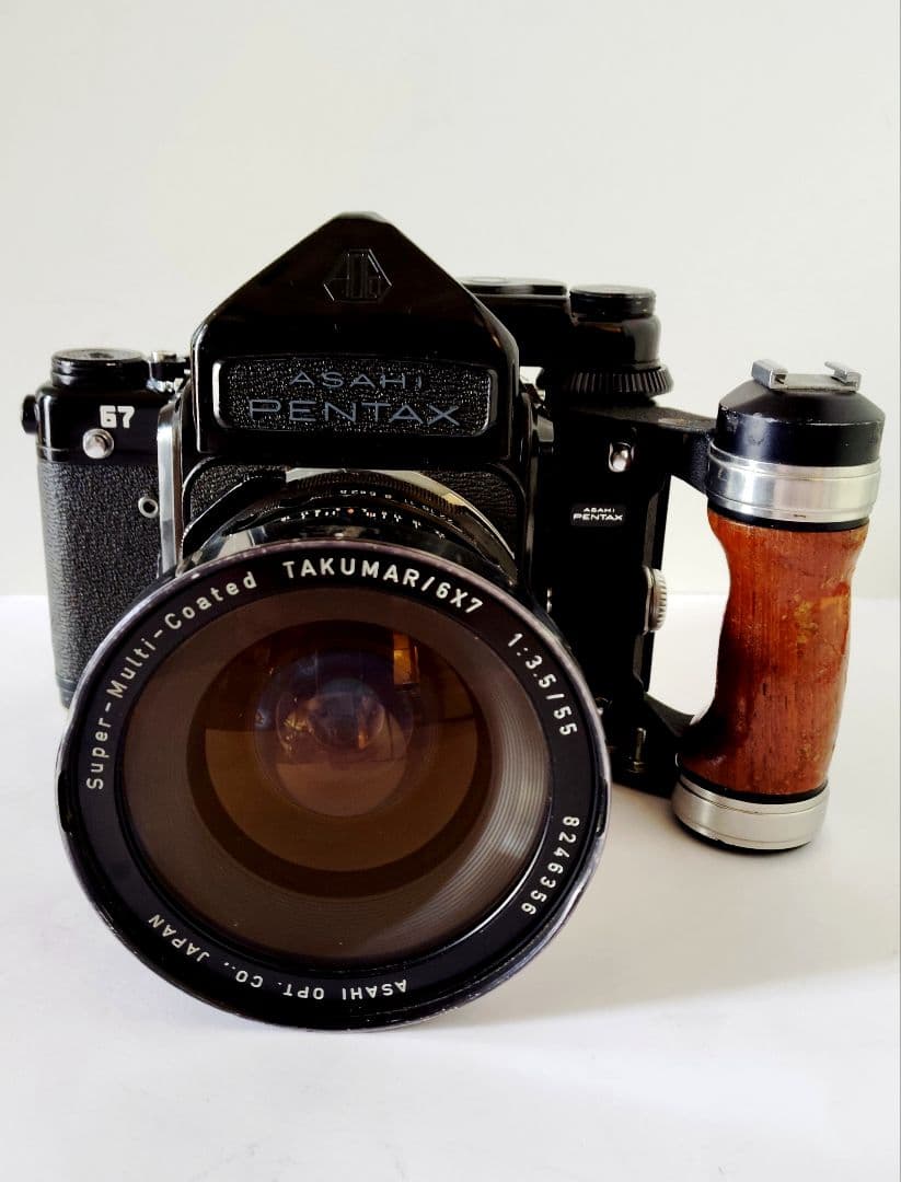 更に値下げ　ペンタックス67タクマー広角55mm F3.5 オマケ付き中判カメラ