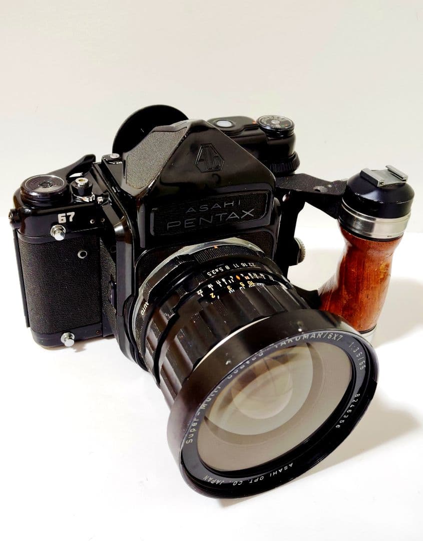 更に値下げ　ペンタックス67タクマー広角55mm F3.5 オマケ付き中判カメラ